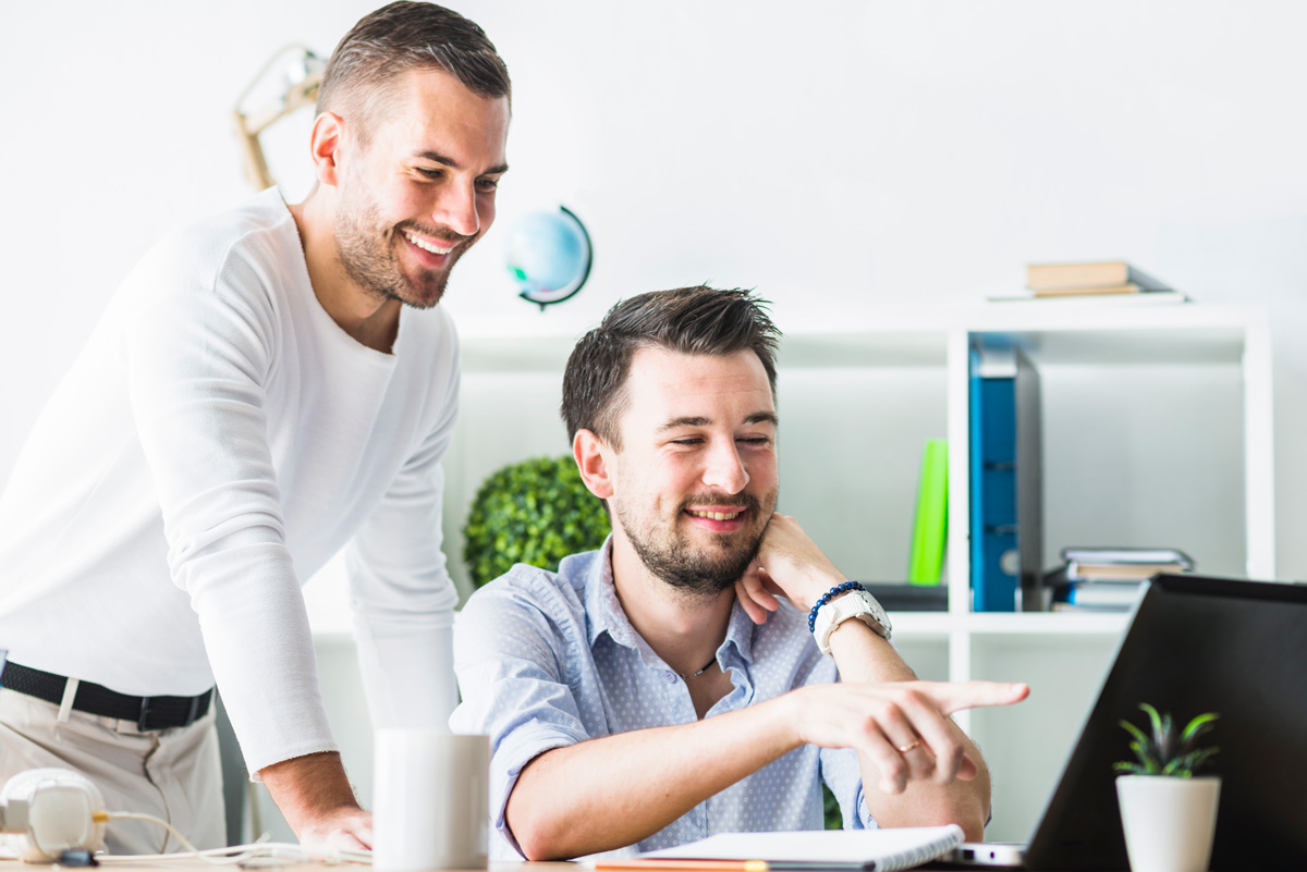 Technical and marketing teams collaborating on an enterprise WordPress migration